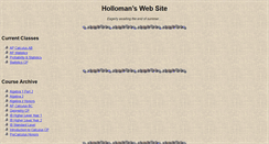 Desktop Screenshot of mrholloman.net