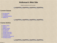 Tablet Screenshot of mrholloman.net